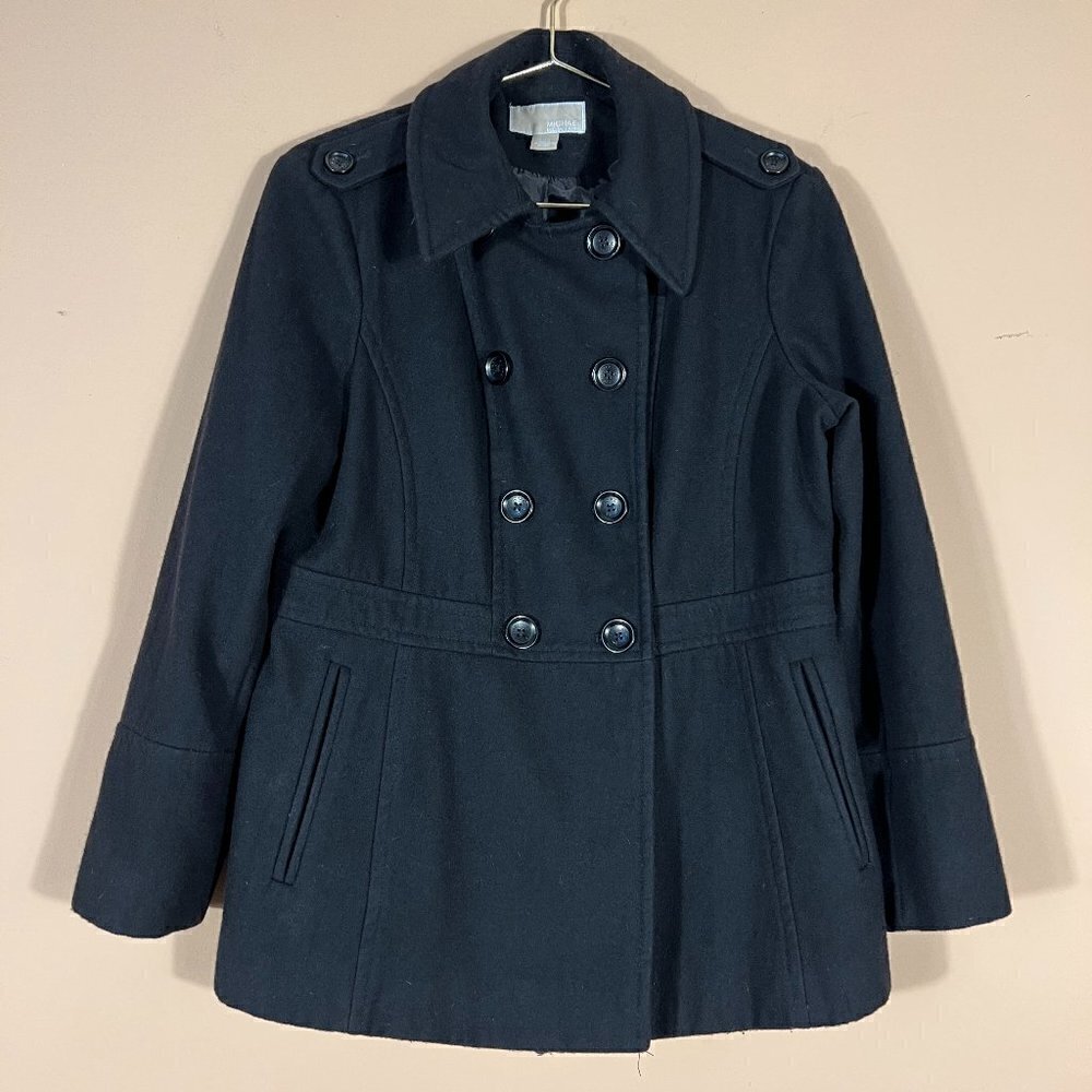 Michael Kors Mens 60% Wool Black Jacket